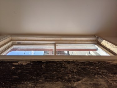 side angle of window trim